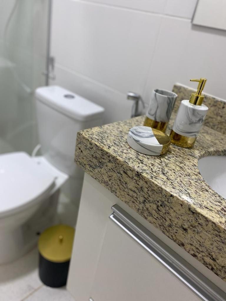 Apto Luxo Completo 3 Quartos Em Guriri 300 Mts Da Praia Wi-Fi Gratis São Mateus Extérieur photo